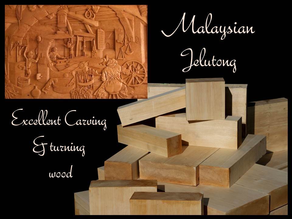 Malaysian Jelutong Carving & Turning Wood – Cook Woods