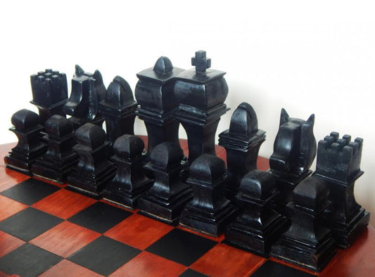 Chess Set Nigerian Ebony