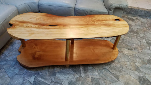 Sitka Spruce Profiled Coffee Table