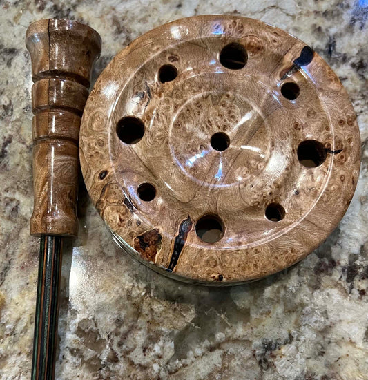 Turkey Call with Matching Striker in Maple Burl