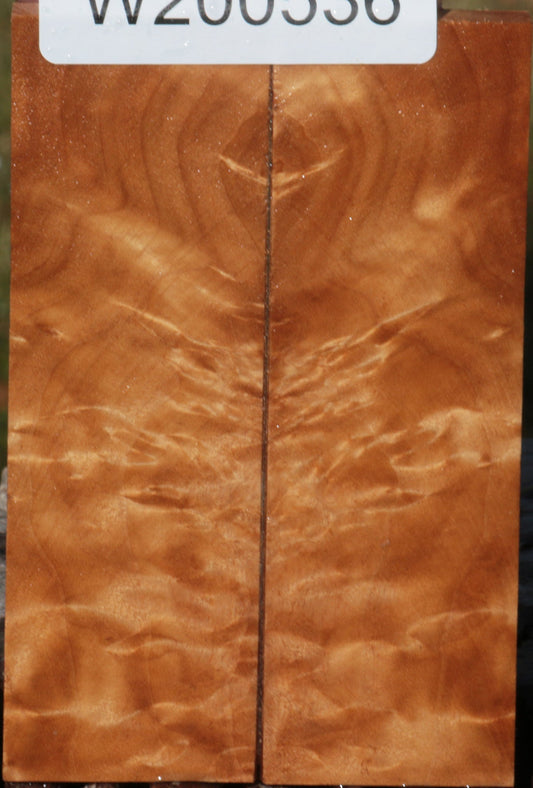 California Cottonwood Burl Bookmatched Knife Scales