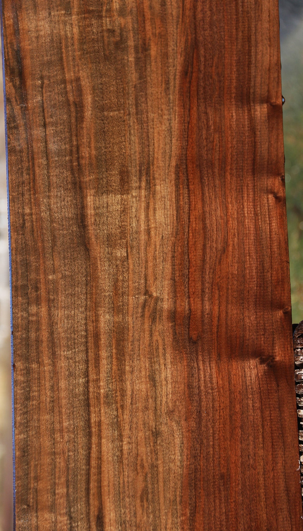 Figured Fiddleback Claro Walnut Micro Lumber