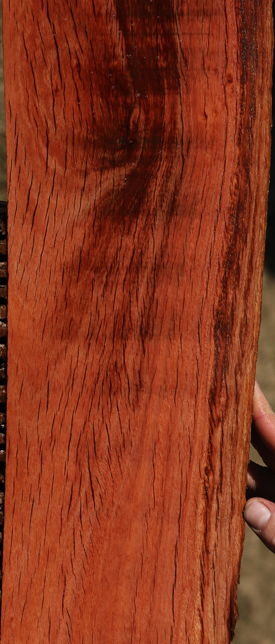 Figured Rustic Red Ironbark Live Edge Lumber