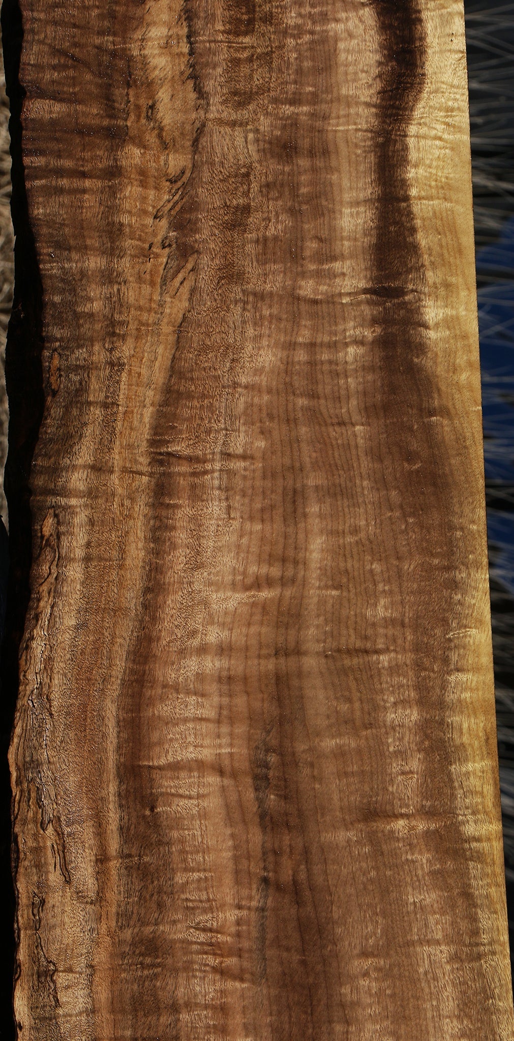 Figured Myrtle Live Edge Instrument Lumber