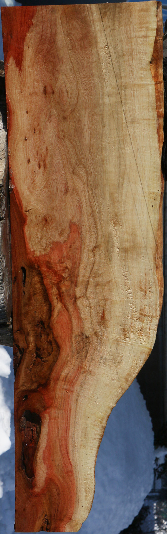 Extra Fancy Carob Live Edge Lumber