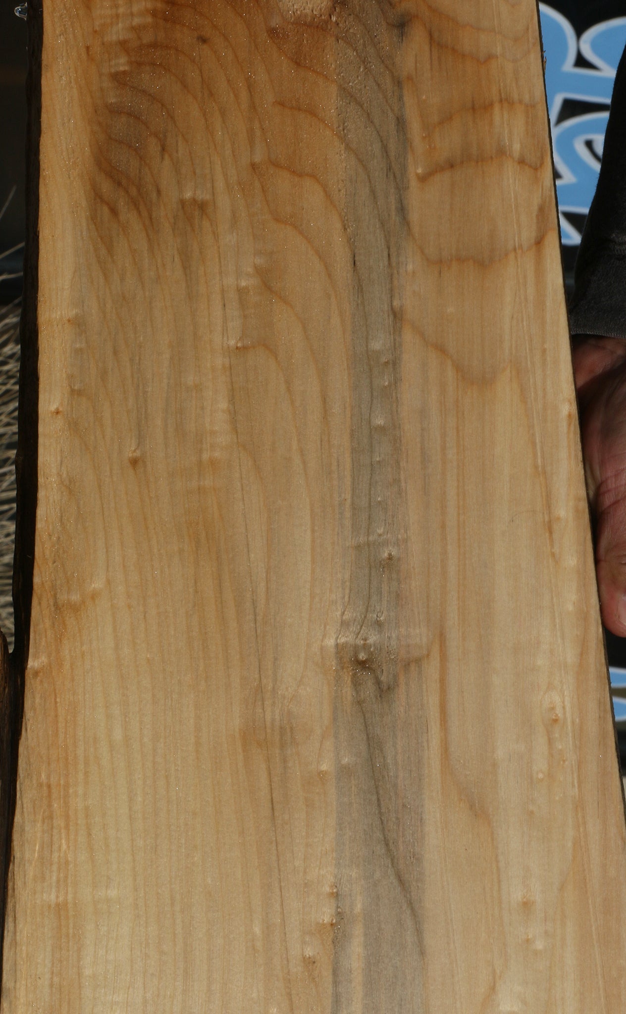 Figured Black Cottonwood Live Edge Micro Lumber