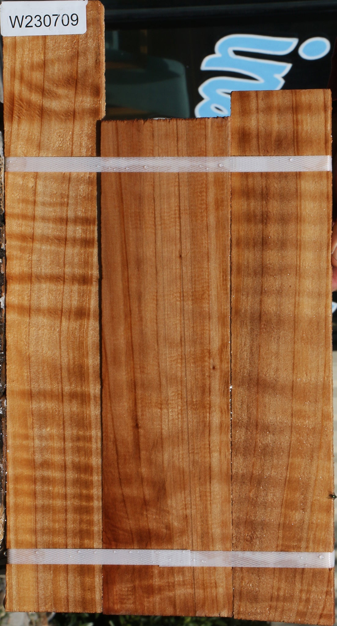 Curly Redwood Lumber 3-Pack