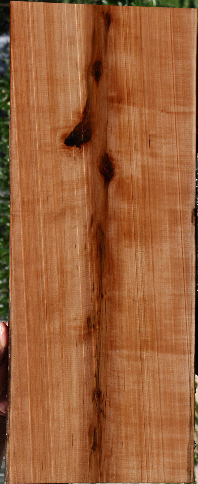 Figured Swiss Pear Live Edge Lumber