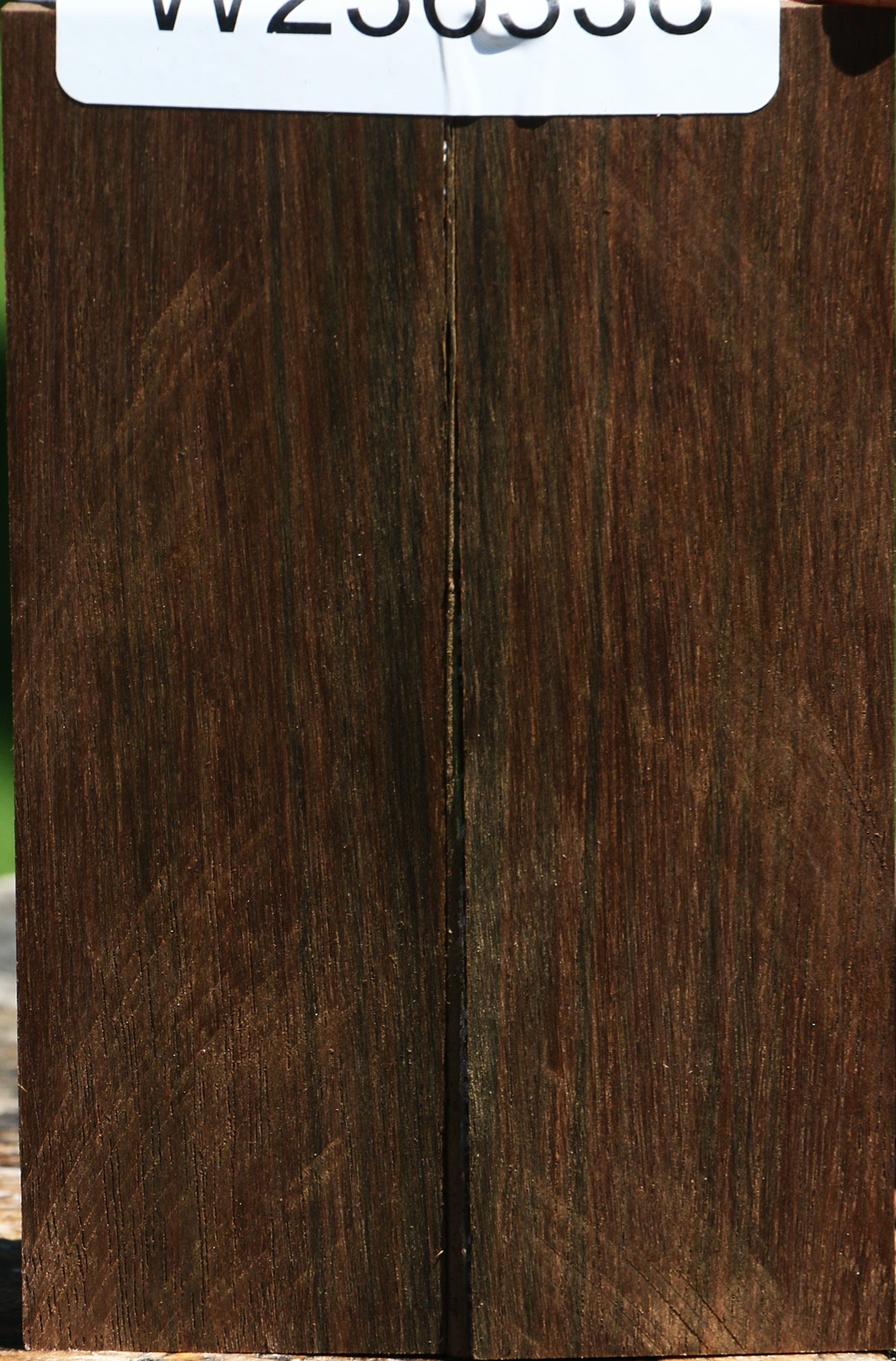 Mun Ebony Bookmatched Knife Scales