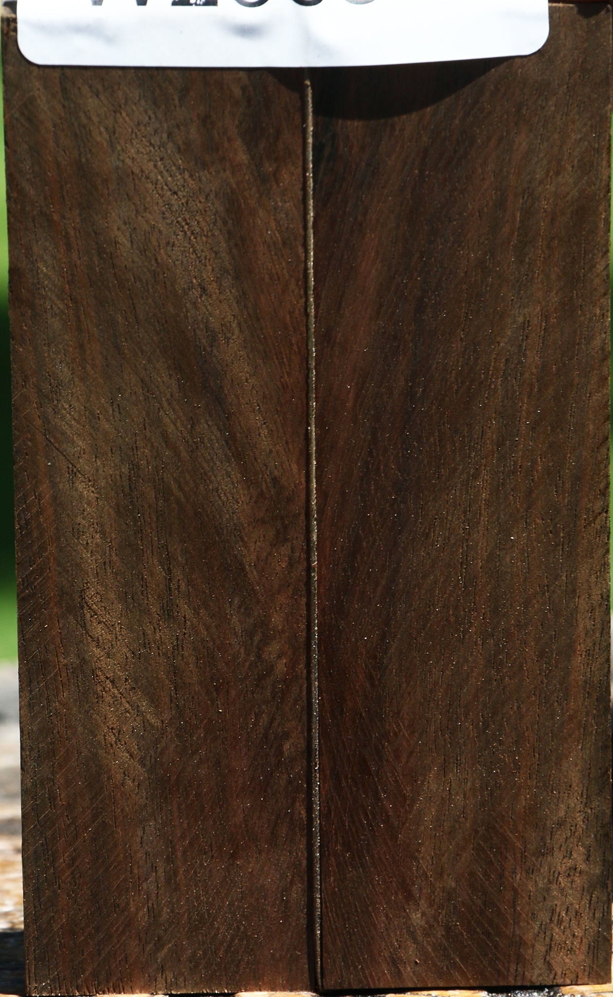 Mun Ebony Bookmatched Knife Scales