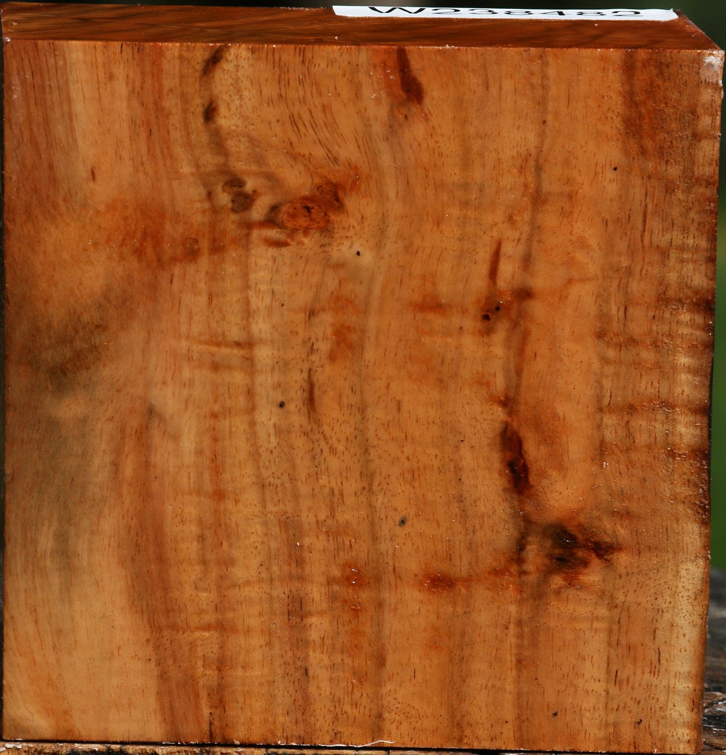 Figured Carob Bowl Blank