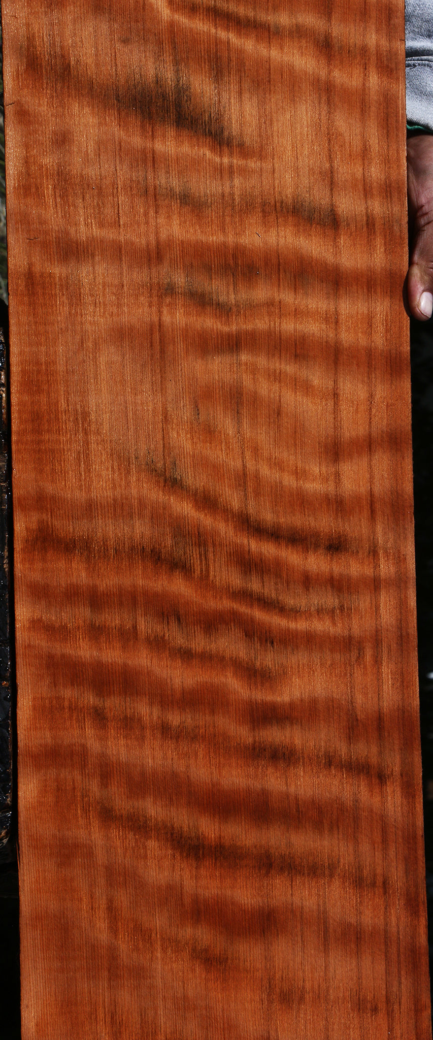 Curly Redwood Lumber