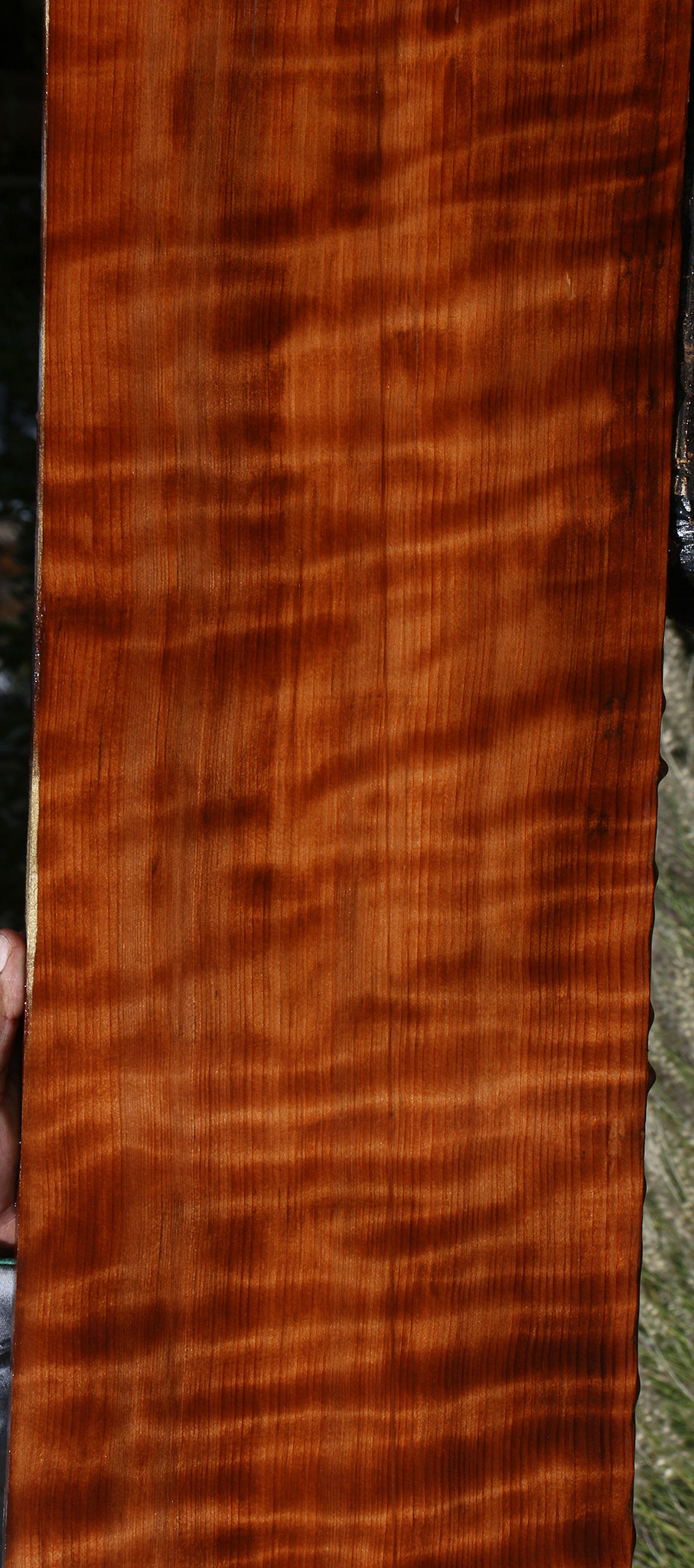 Curly Redwood Lumber