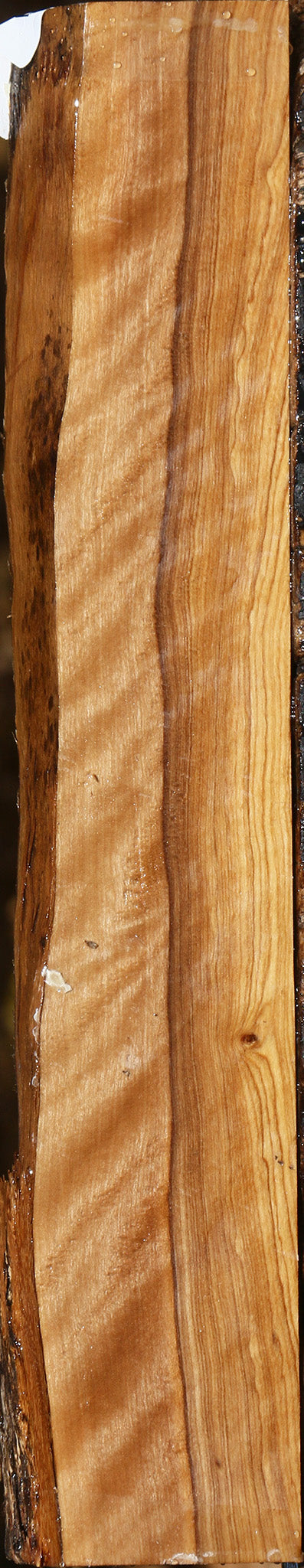 Figured African Olive Live Edge Lumber