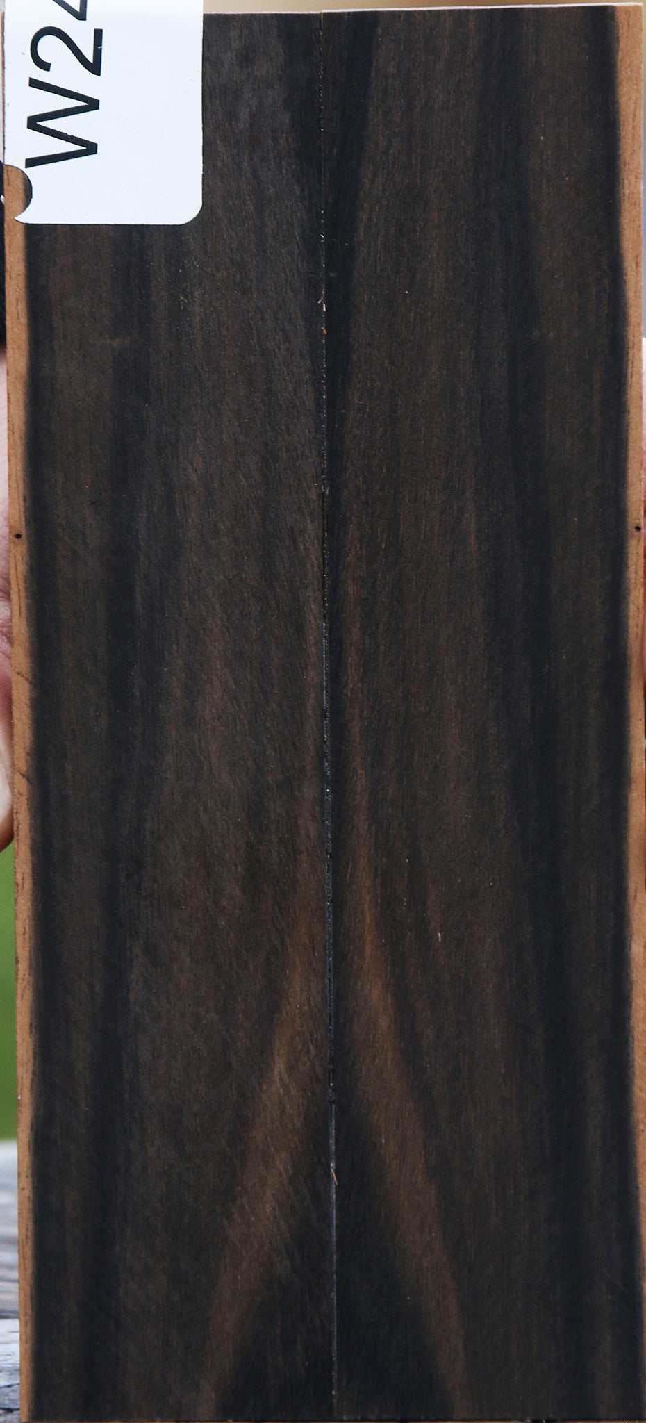 Gabon Ebony Bookmatched Knife Scales