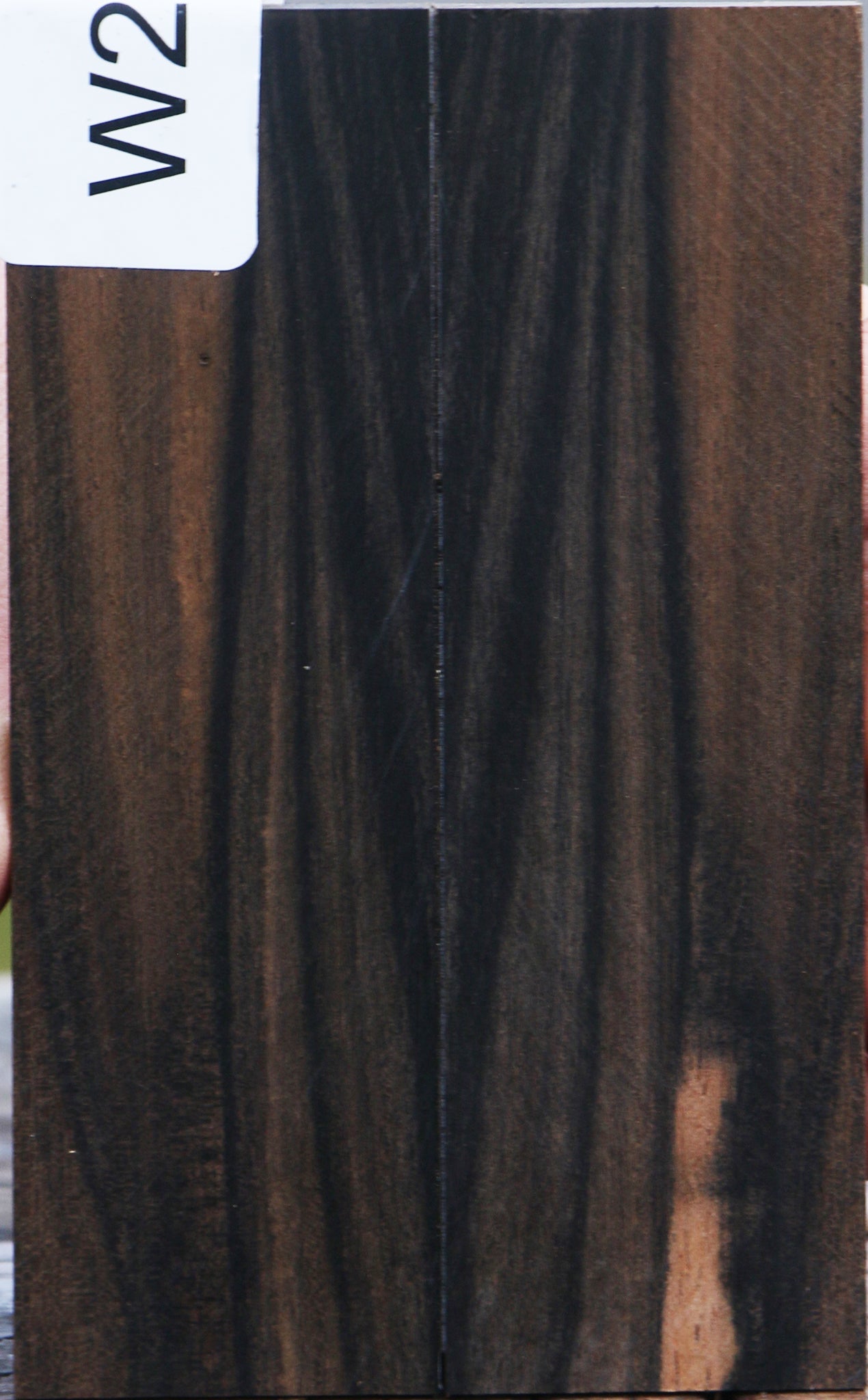 Gabon Ebony Bookmatched Knife Scales