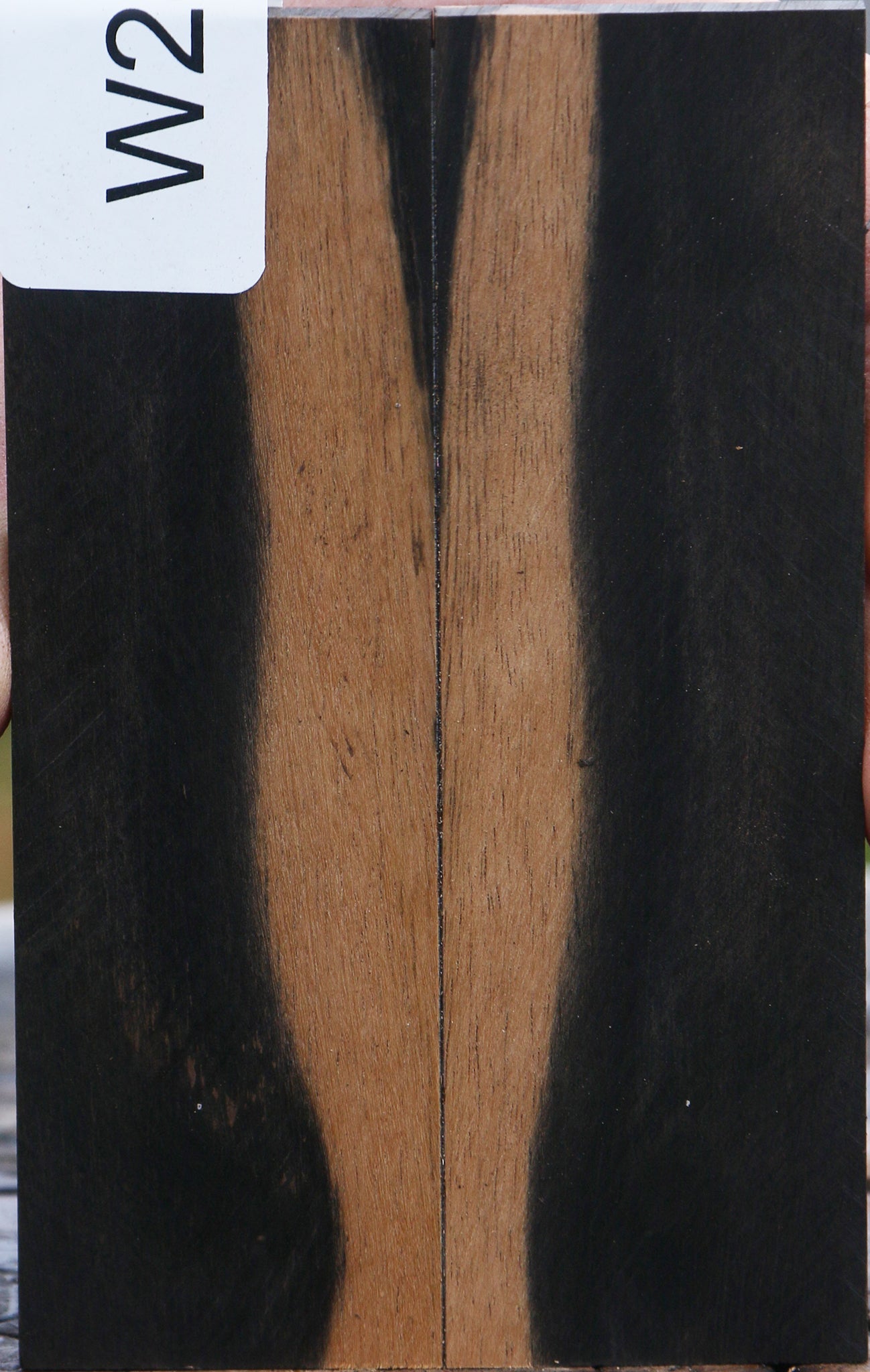 Gabon Ebony Bookmatched Knife Scales