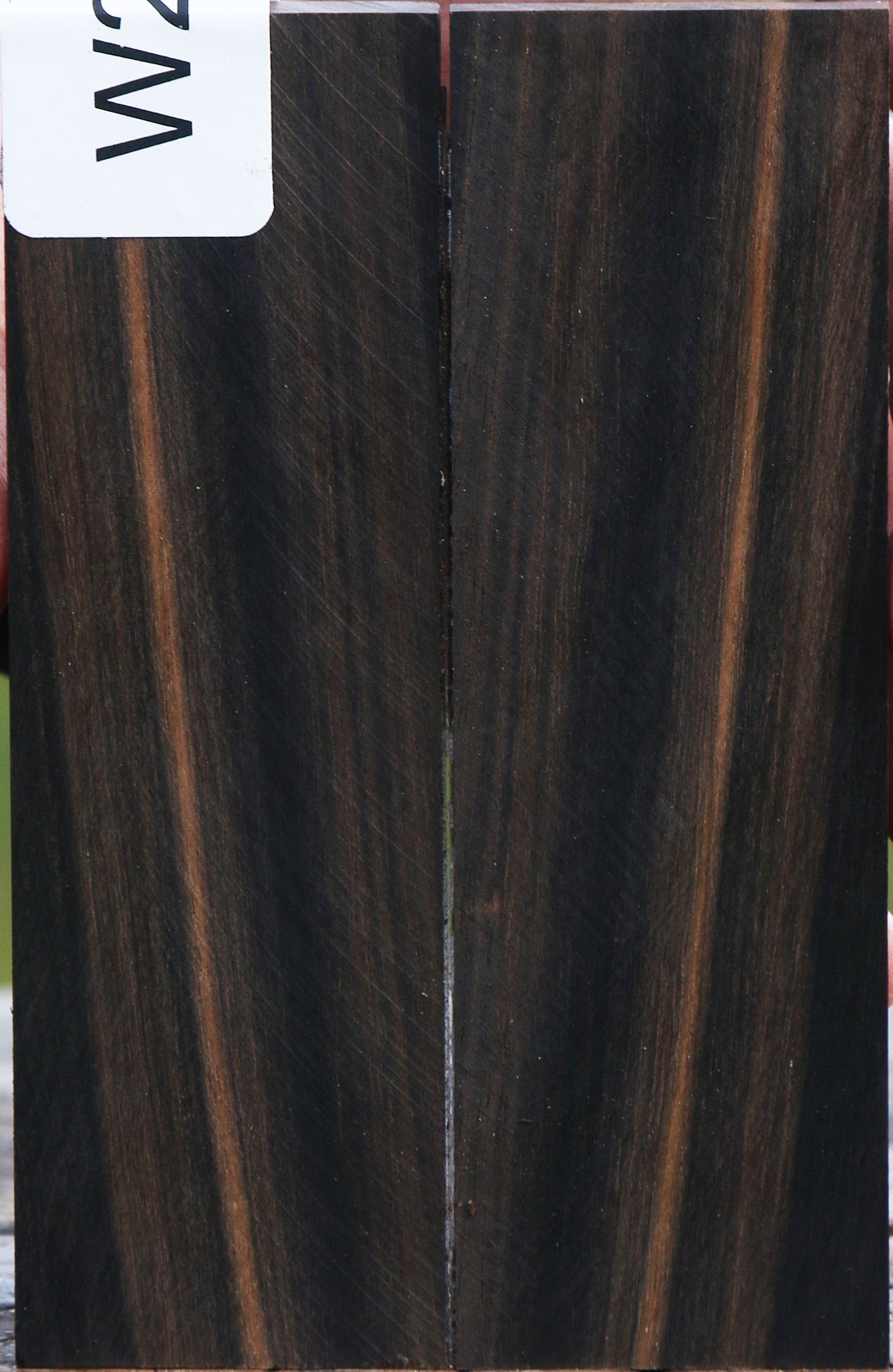 Gabon Ebony Bookmatched Knife Scales