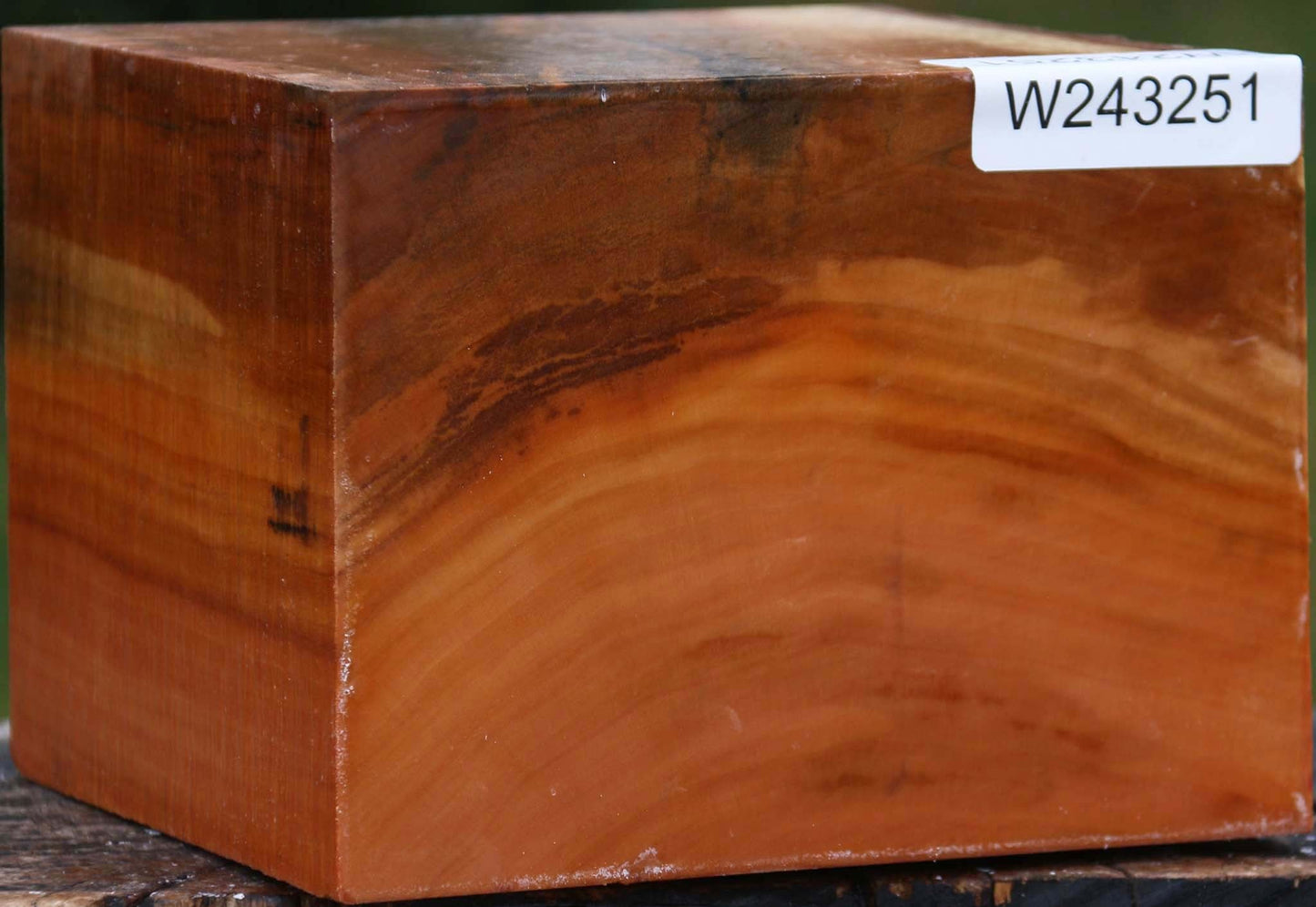 Figured Swiss Pear Bowl Blank