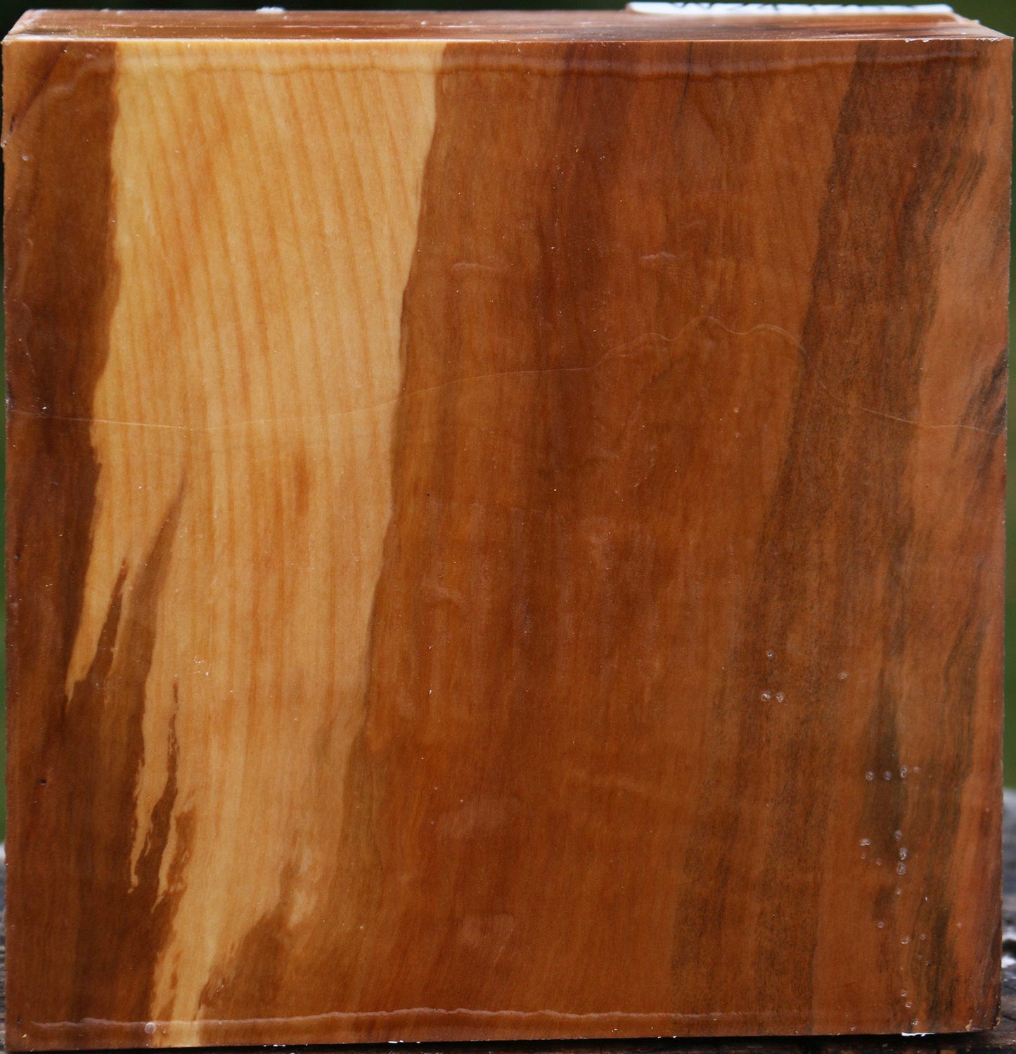 Figured Swiss Pear Bowl Blank