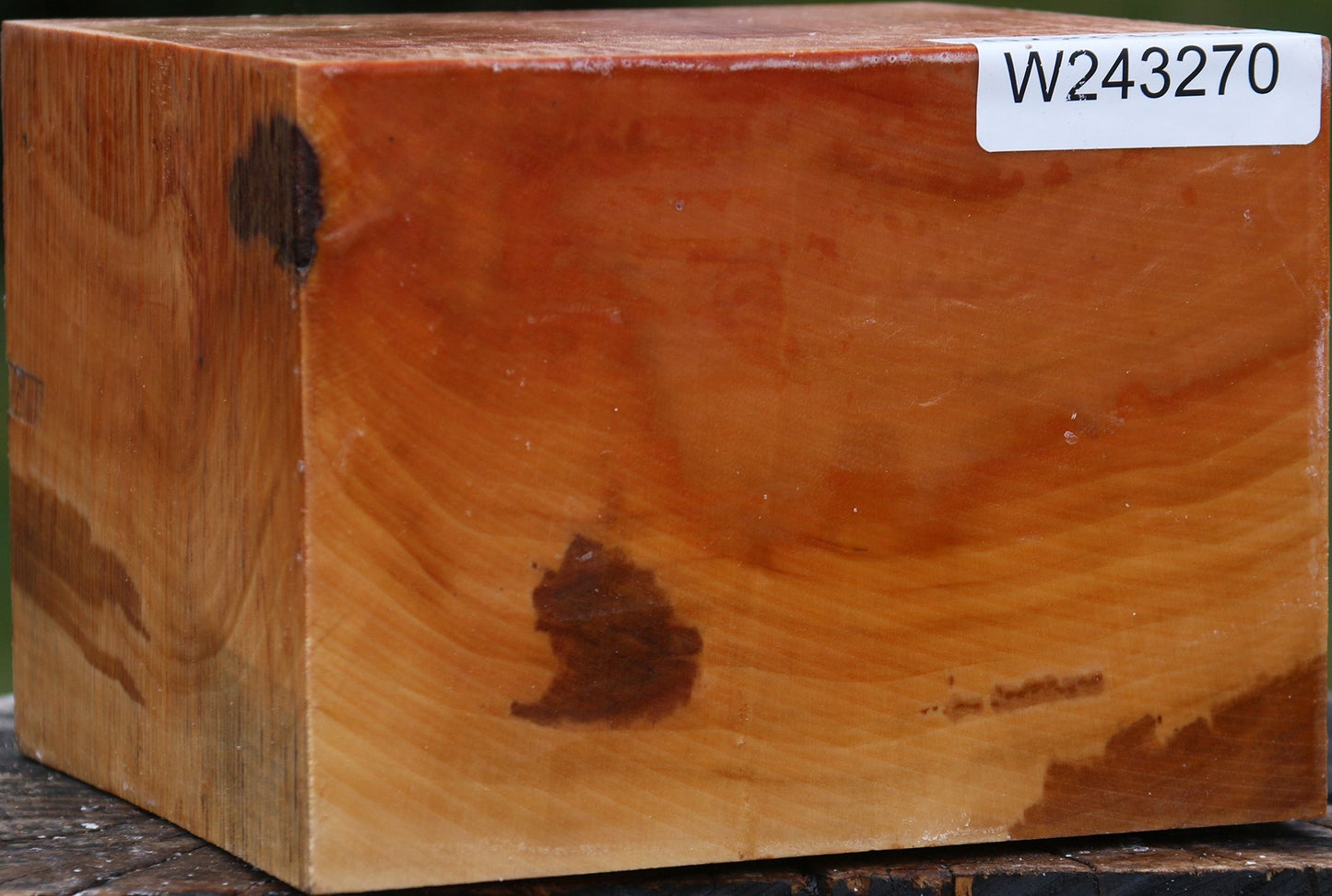 Figured Swiss Pear Bowl Blank