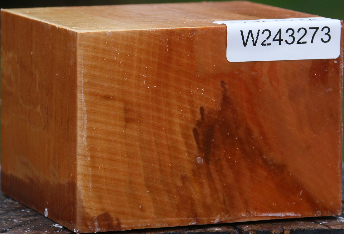 Figured Swiss Pear Bowl Blank