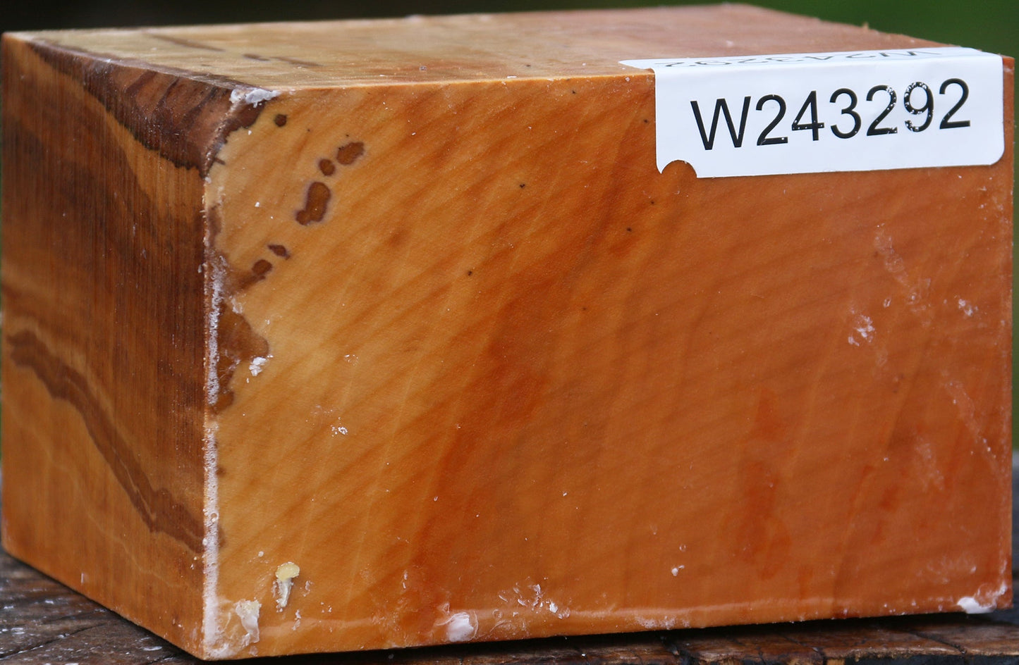 Figured Swiss Pear Bowl Blank