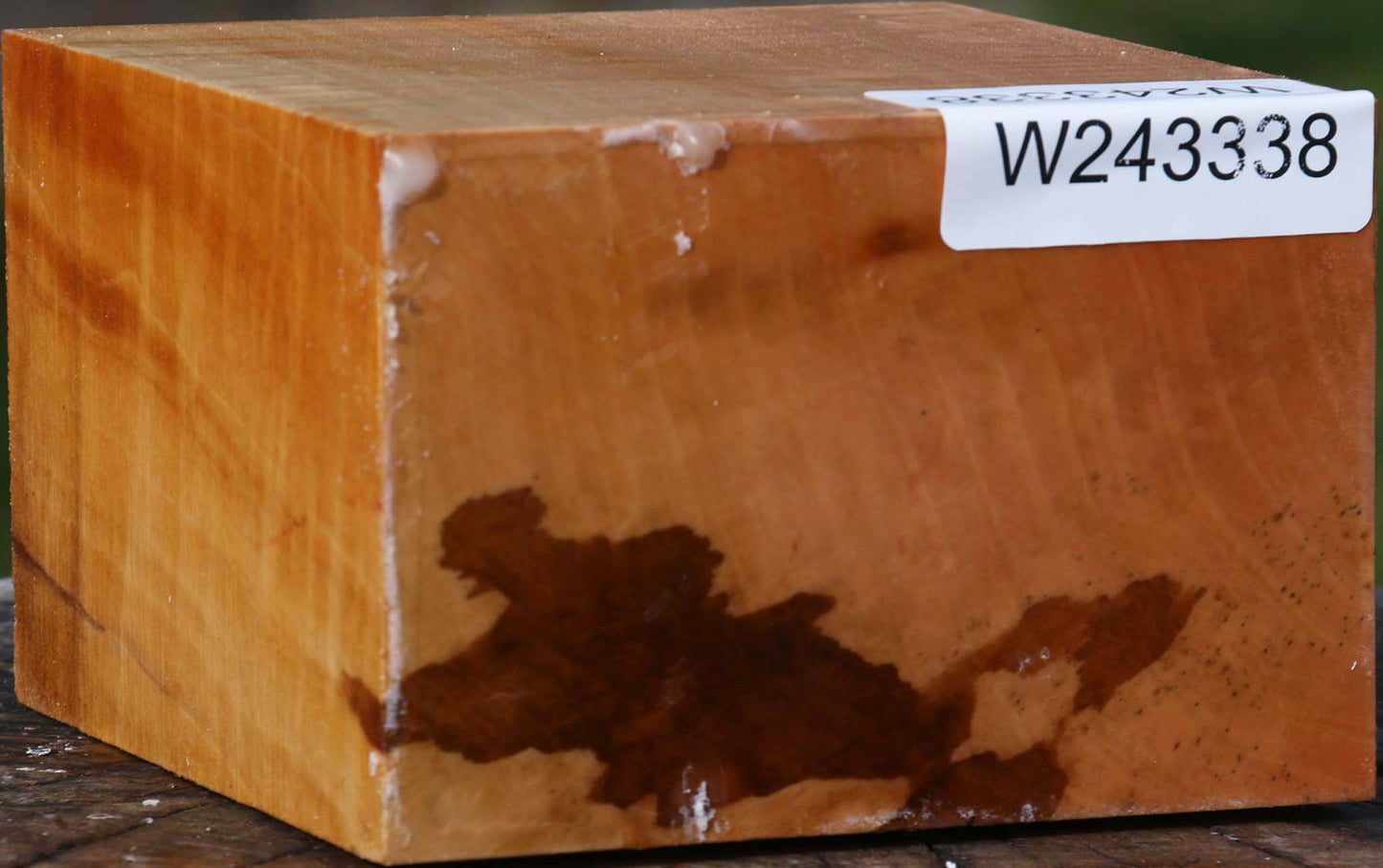 Figured Swiss Pear Bowl Blank