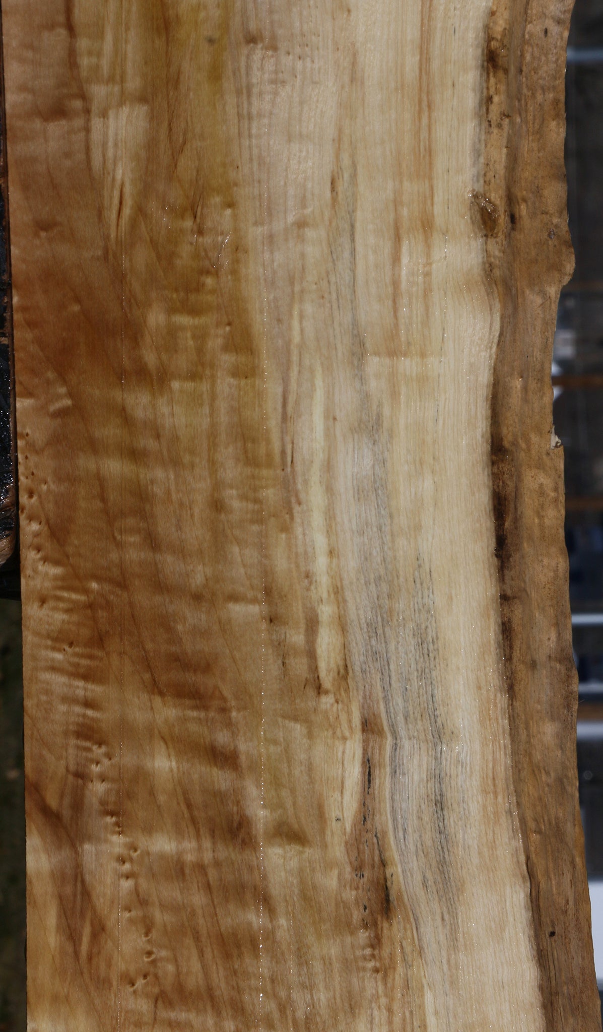 Figured Black Cottonwood Live Edge Lumber