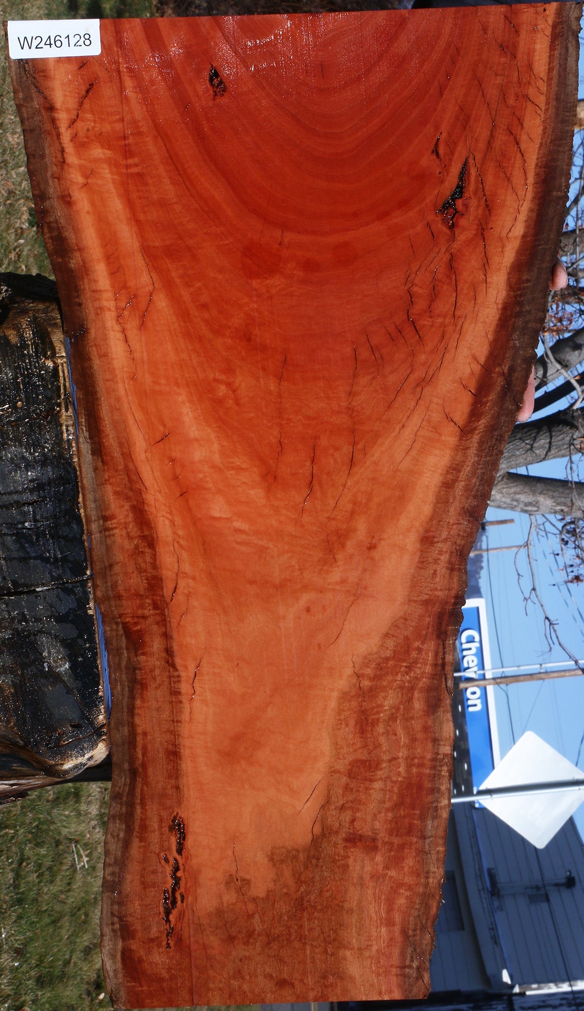 Figured Rustic Red Ironbark Lumber