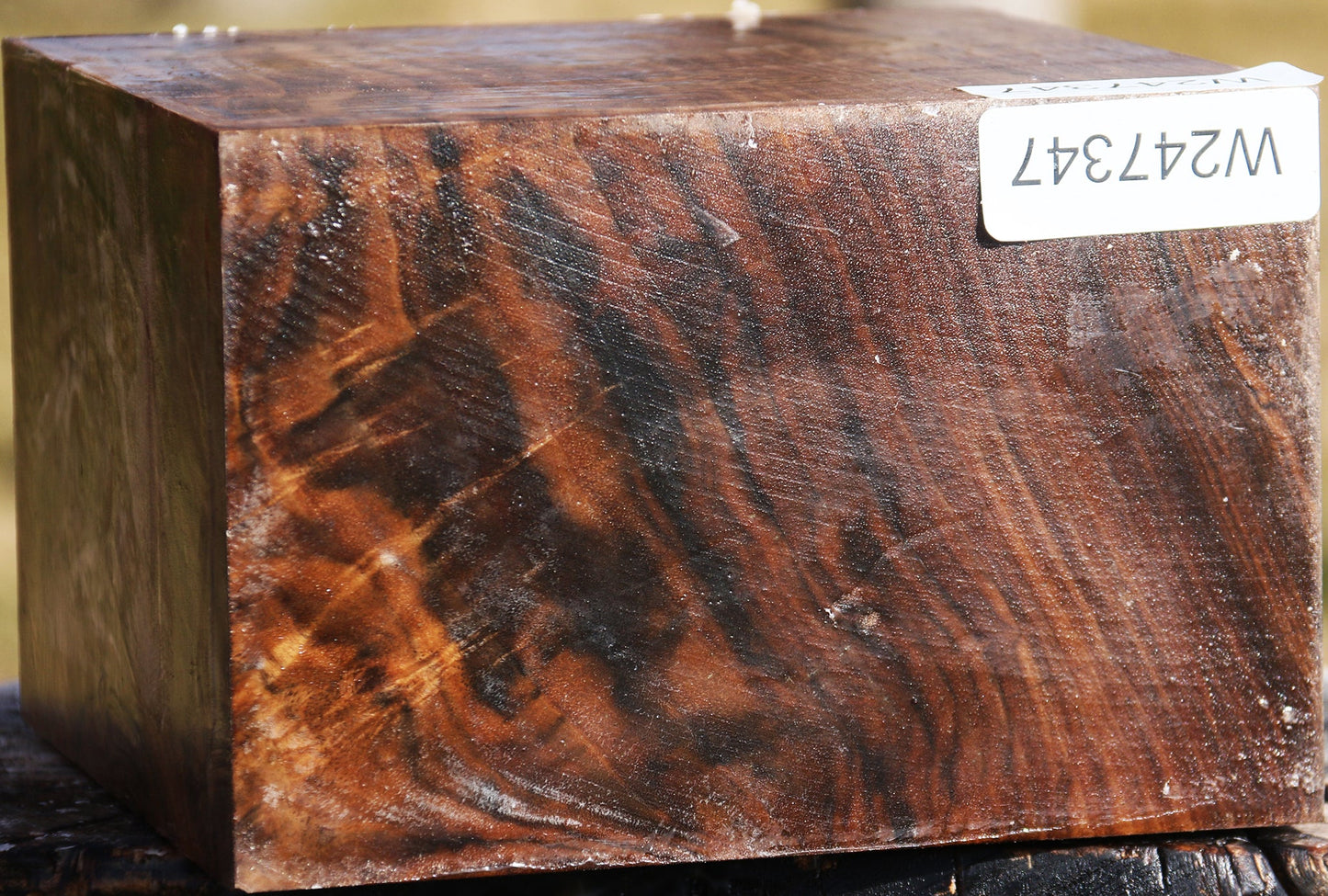 Figured Claro Walnut Bowl Blank