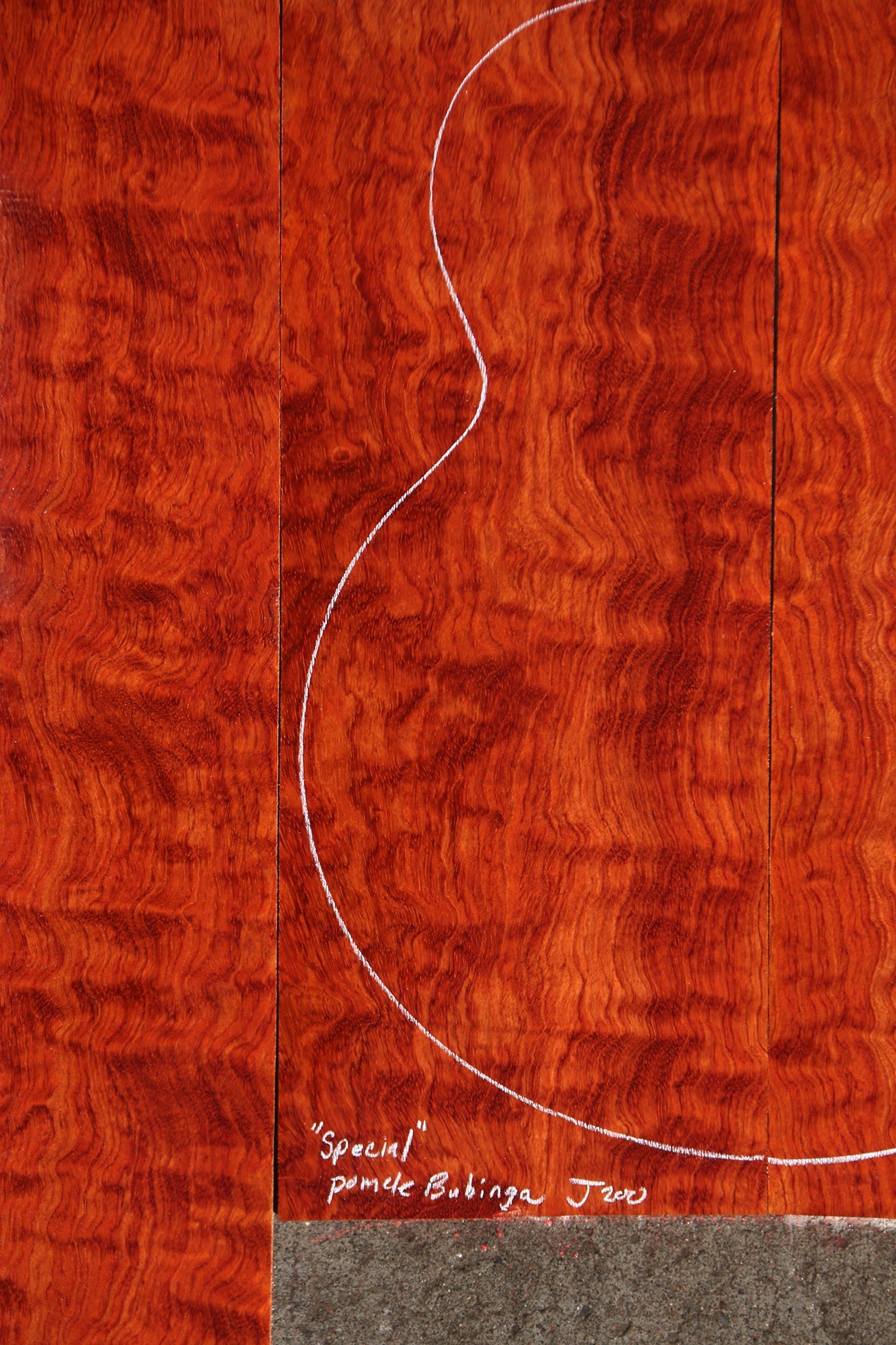 Special Grade Pomelle Bubinga Jumbo Guitar Set