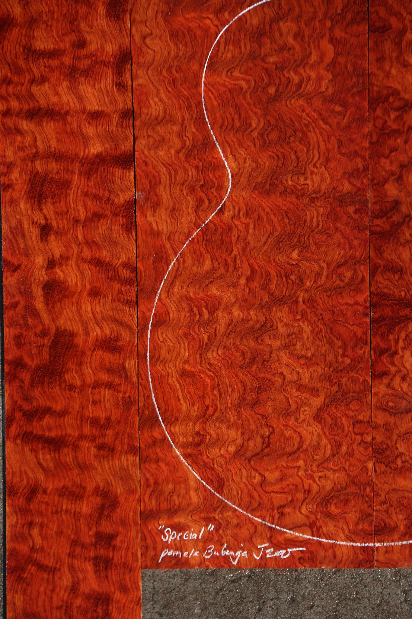 Special Grade Pomelle Bubinga Jumbo Guitar Set