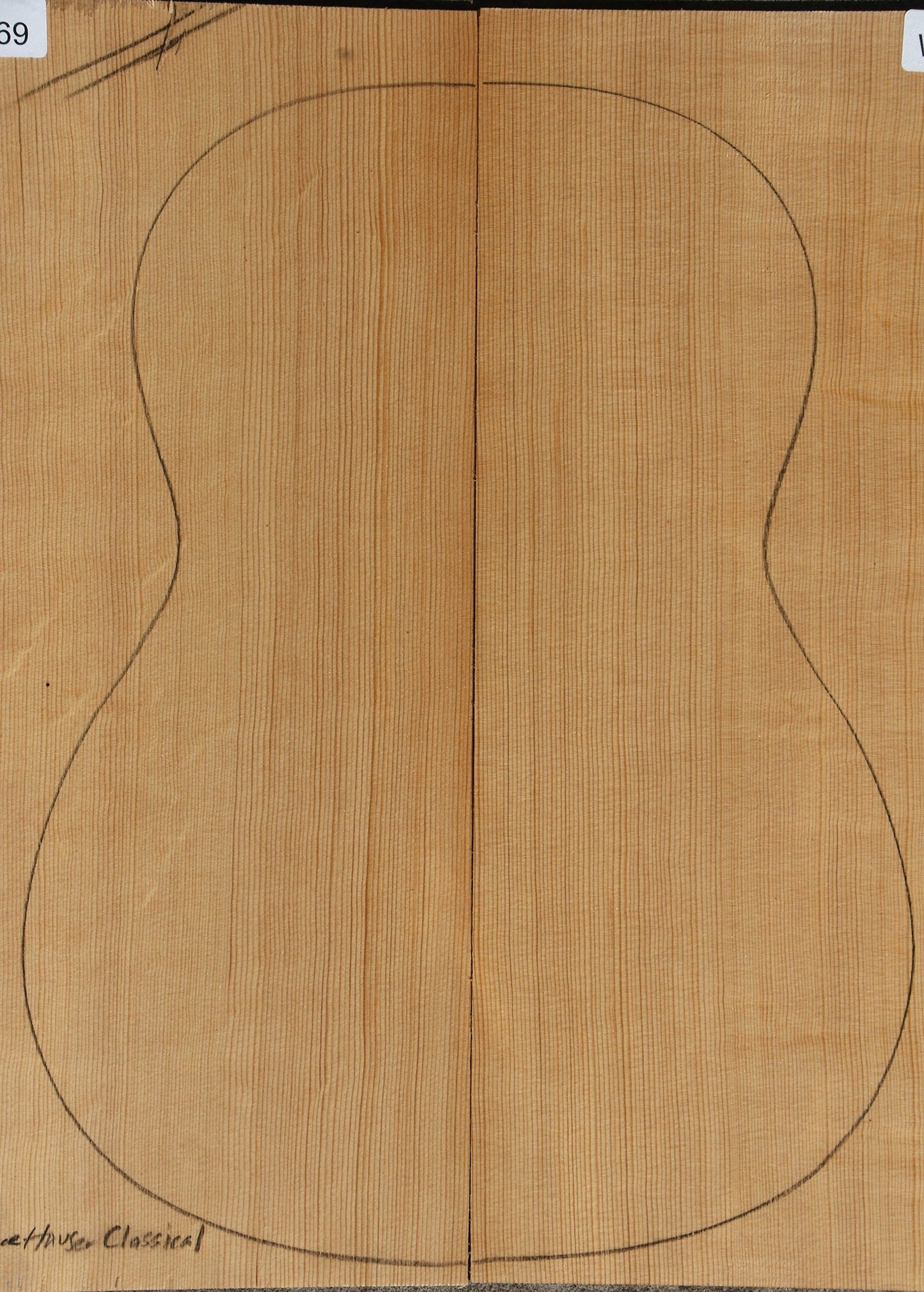 Sitka Spruce Hauser Classical Guitar Back Set