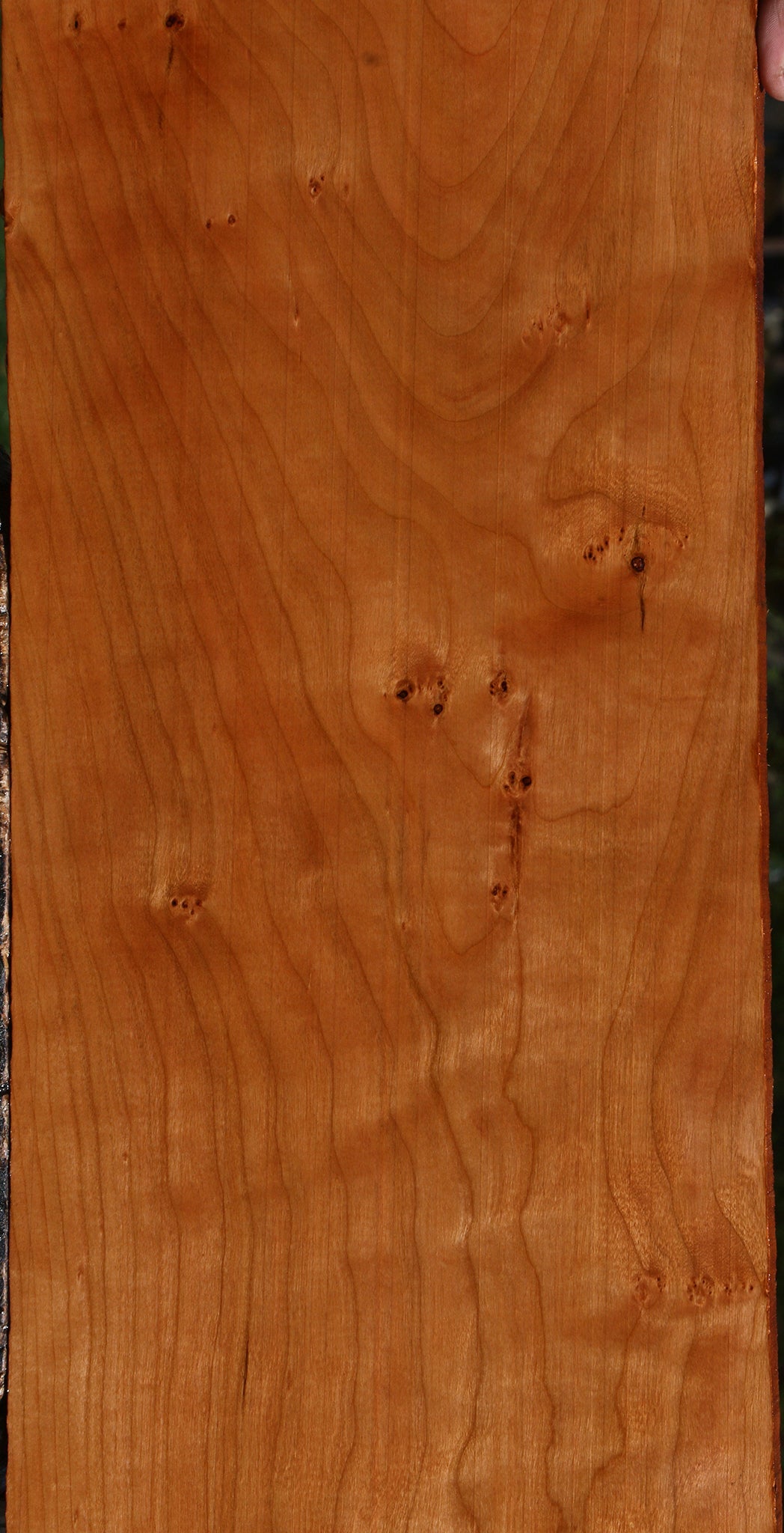 Figured Curly Cherry Lumber