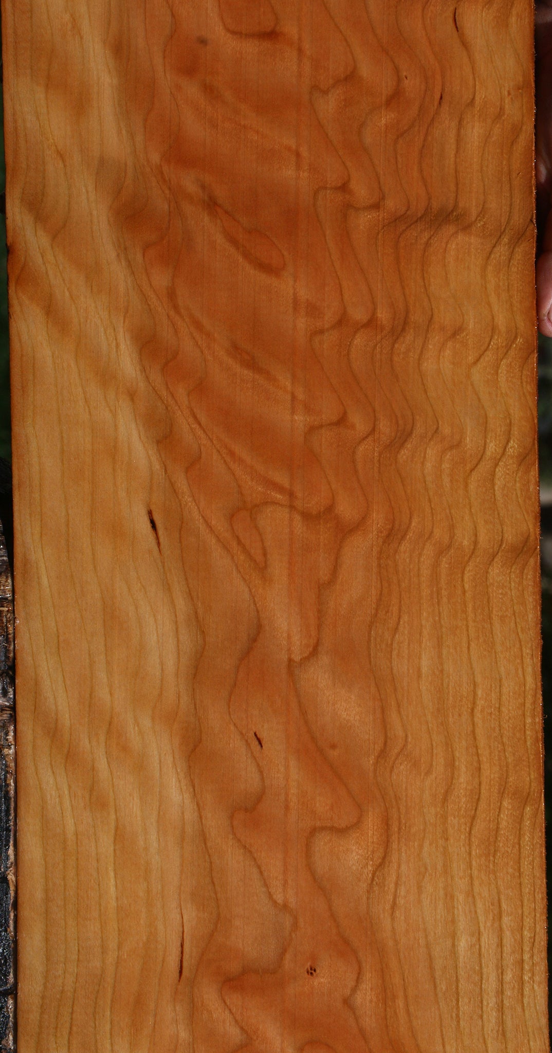 Extra Fancy Curly Cherry Lumber