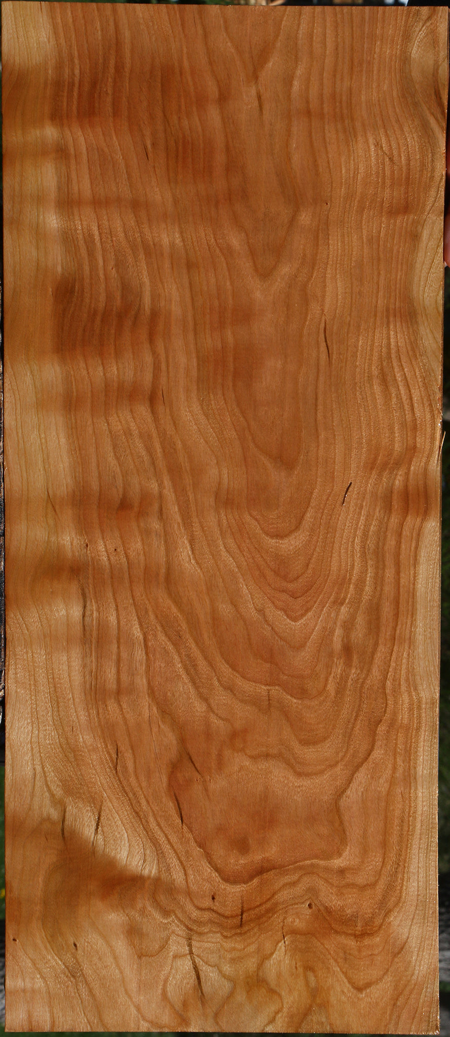 Figured Curly Cherry Lumber