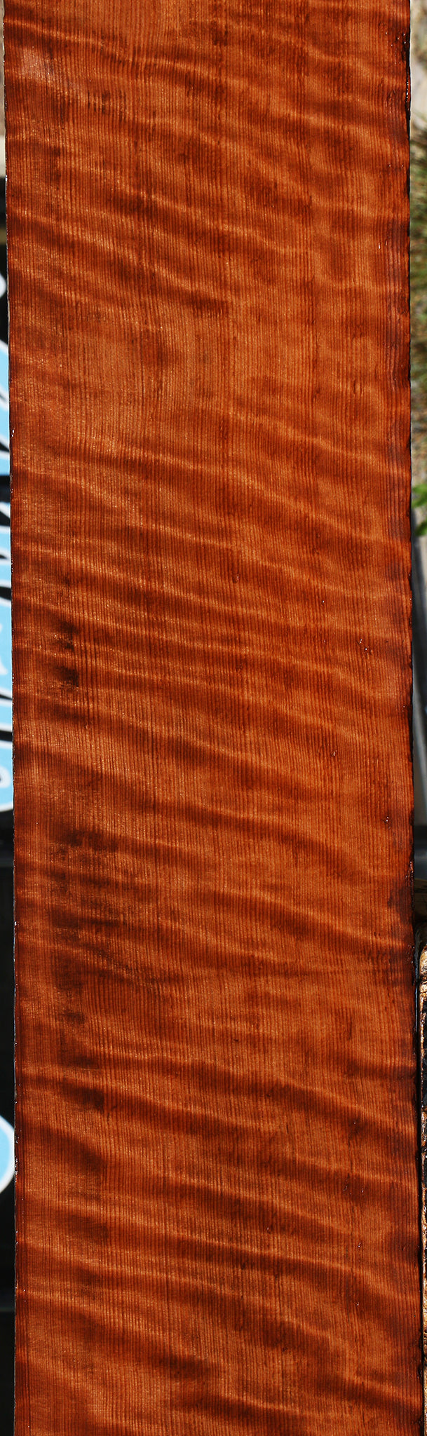 Extra Fancy Curly Quartersawn Redwood Instrument Lumber