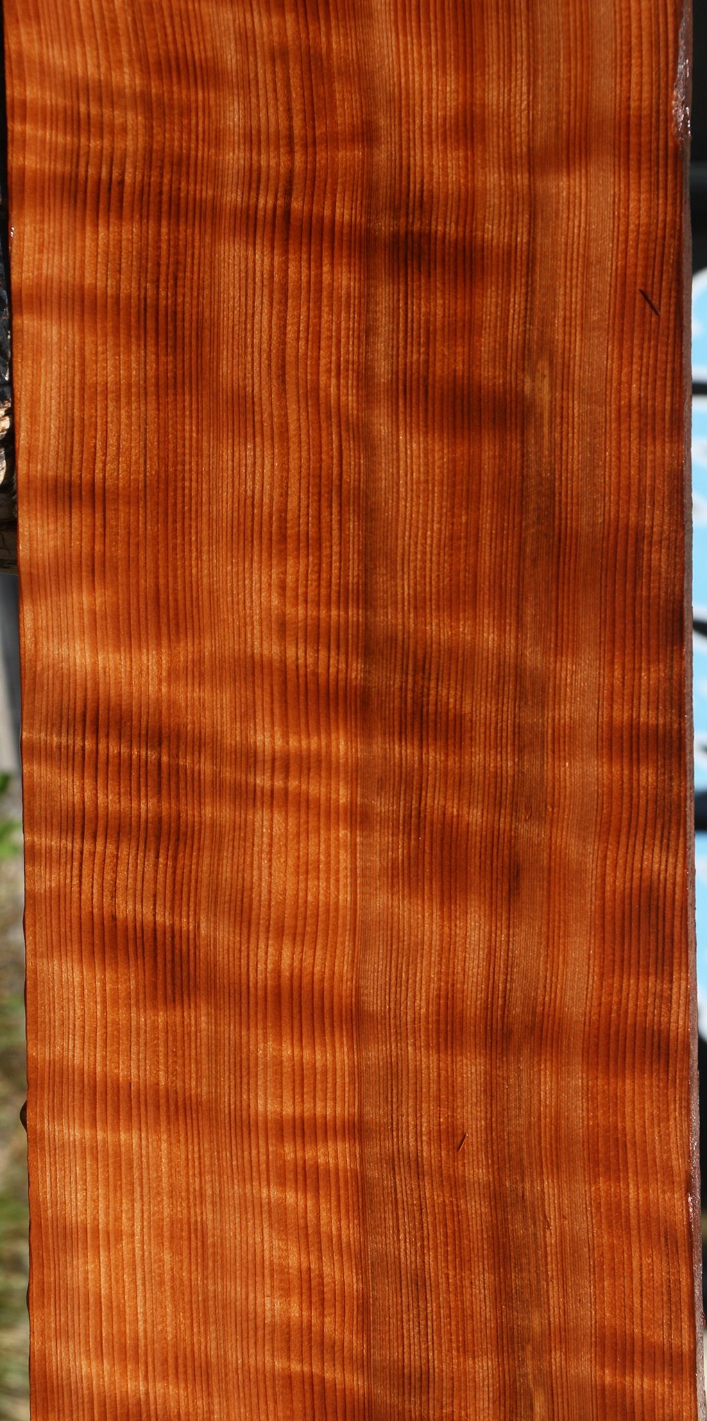 Extra Fancy Curly Quartersawn Redwood Micro Lumber
