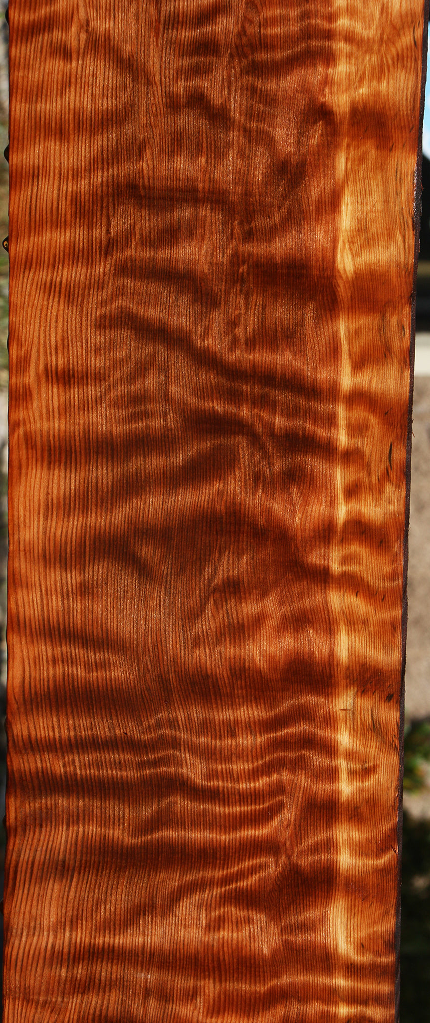 Extra Fancy Curly Quartersawn Redwood Lumber