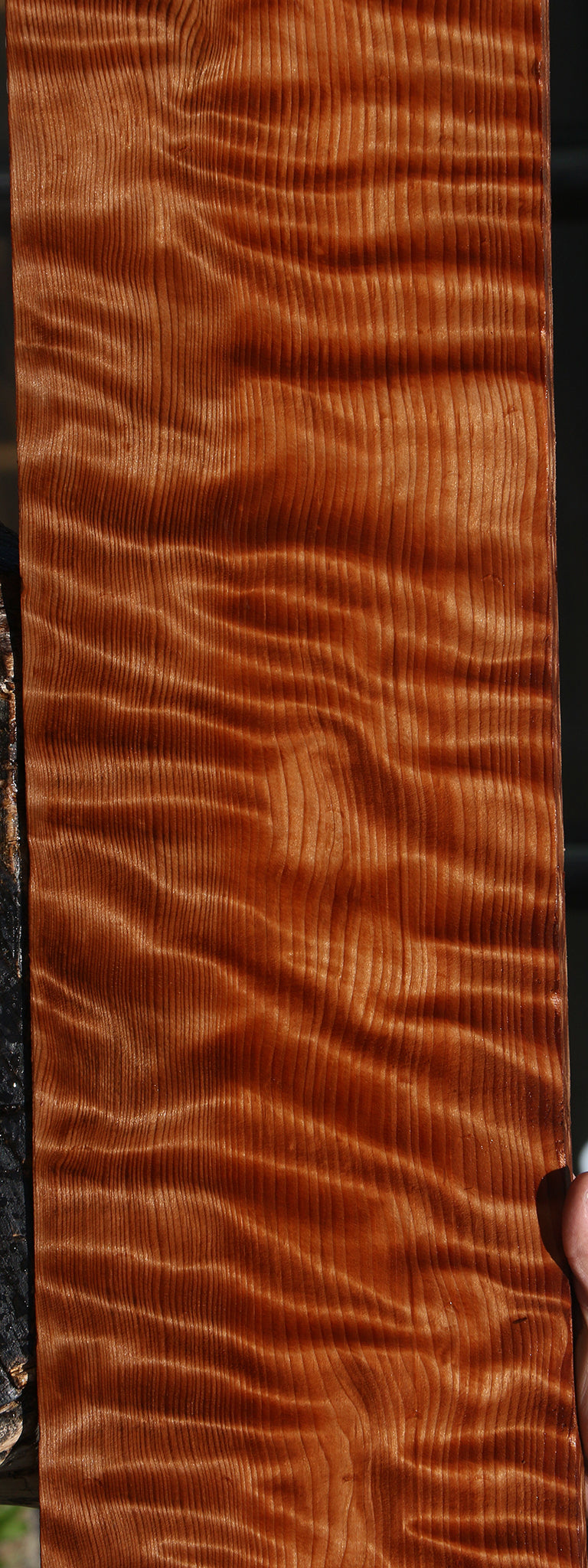 Extra Fancy Curly Quartersawn Redwood Instrument Lumber