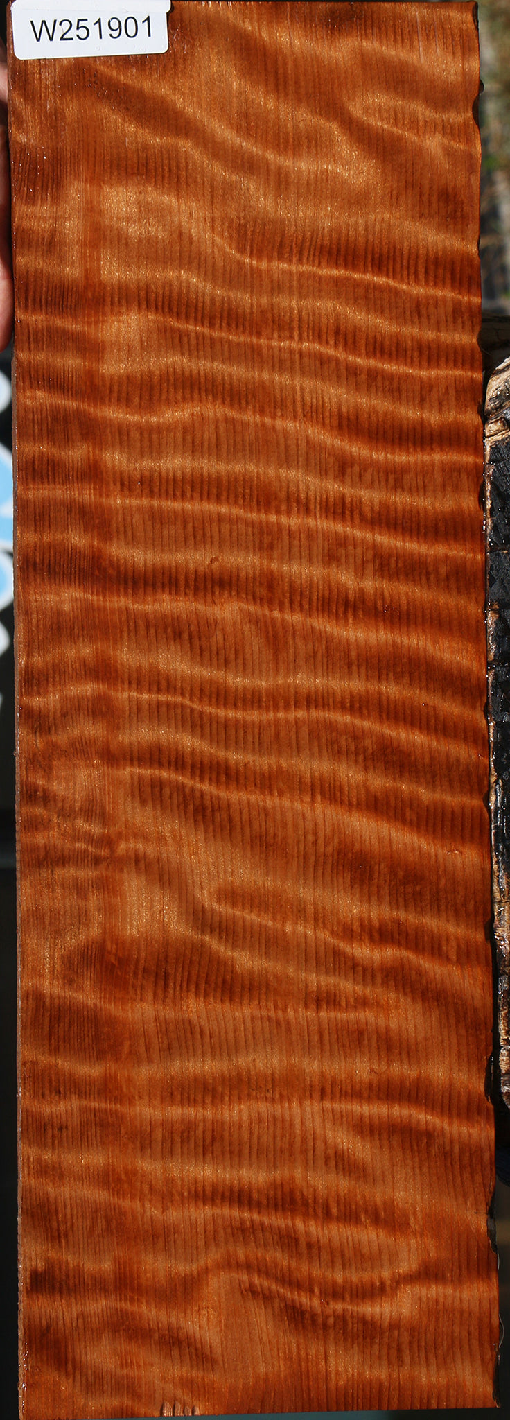 Extra Fancy Curly Quartersawn Redwood Lumber