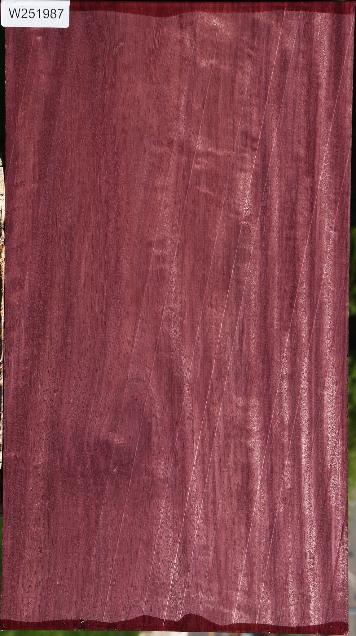 Figured Purpleheart Lumber