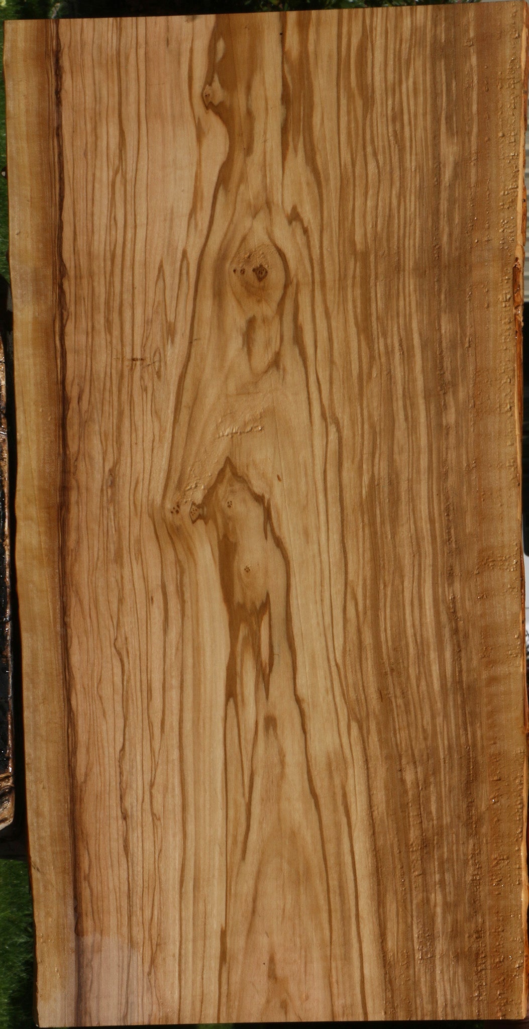 Figured Olive Live Edge Lumber