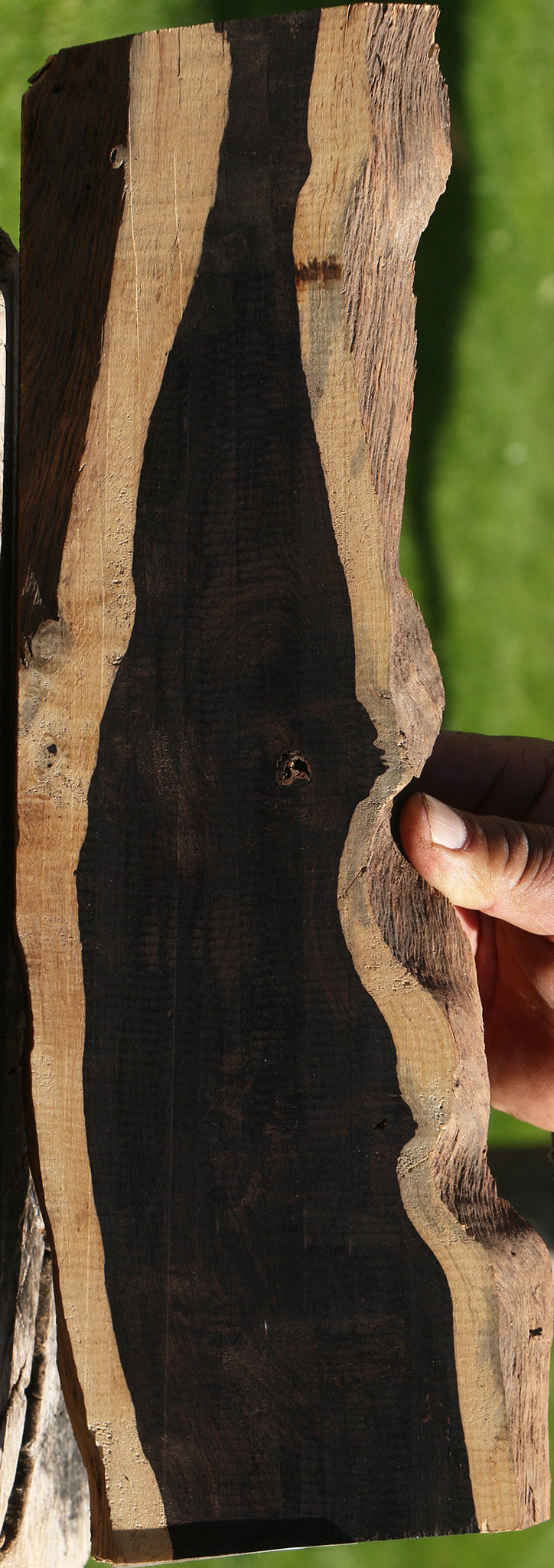 Figured African Blackwood Live Edge Micro Lumber