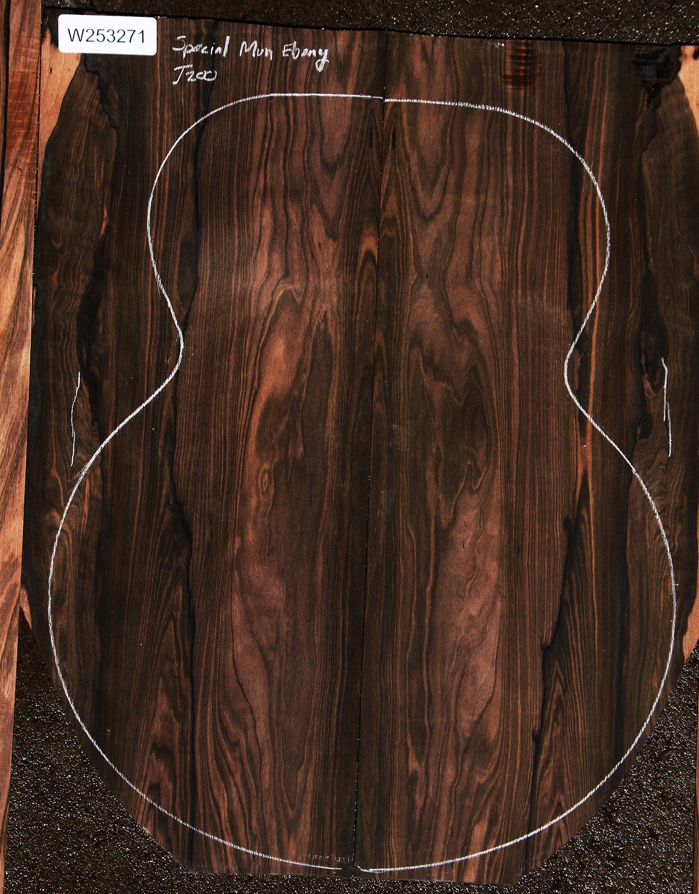 Special Grade Mun Ebony Jumbo Guitar Set