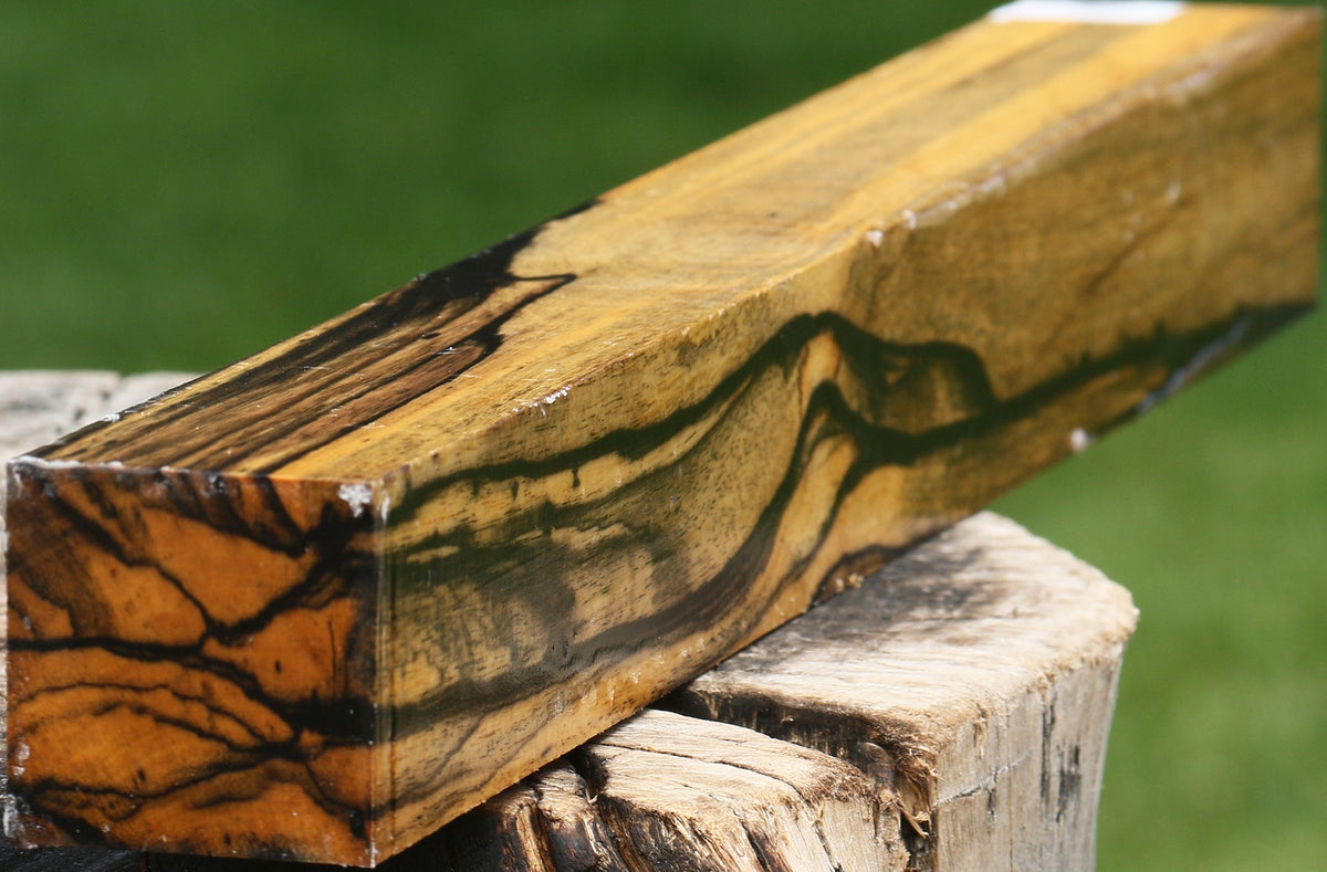 Black & White Ebony Turning Square