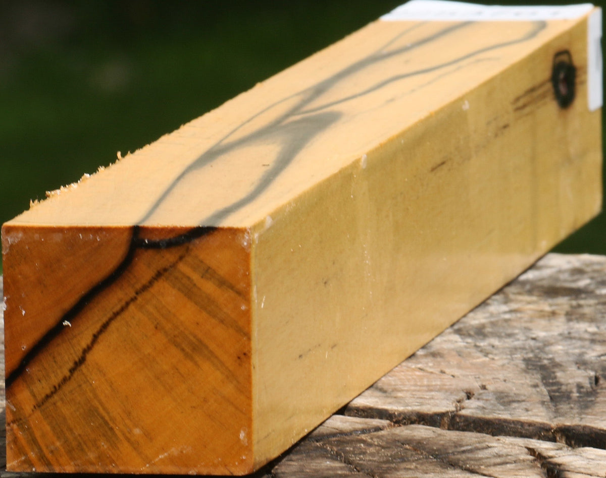 Black & White Ebony Turning Square