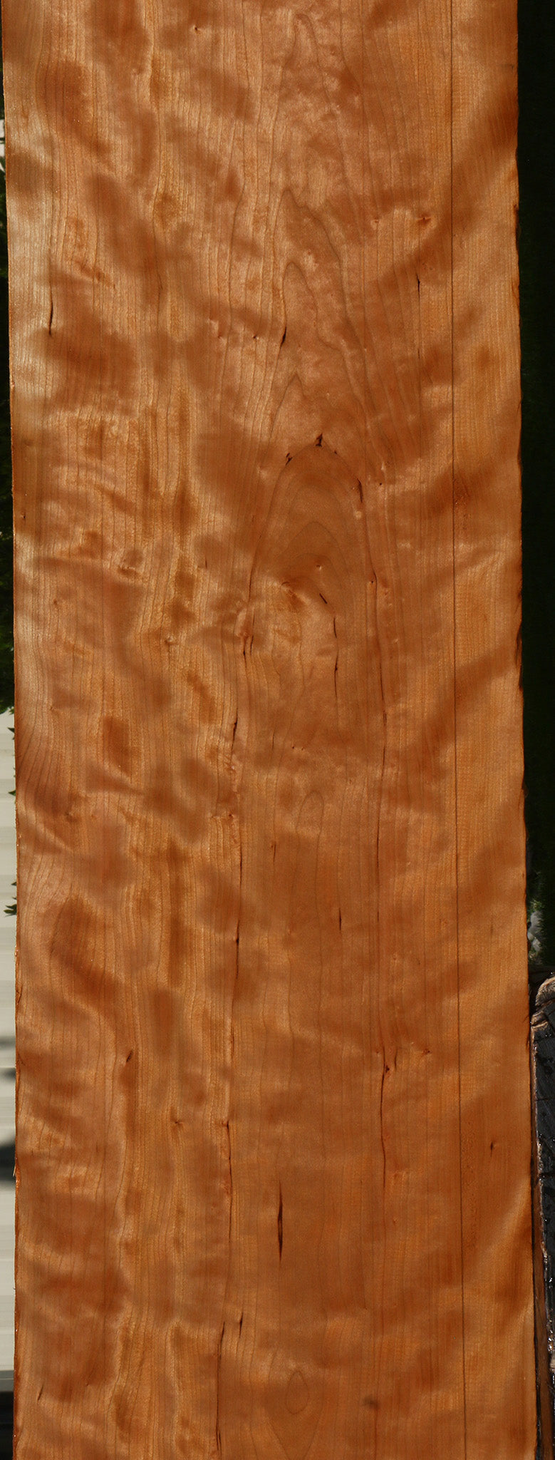 Figured Curly Cherry Lumber