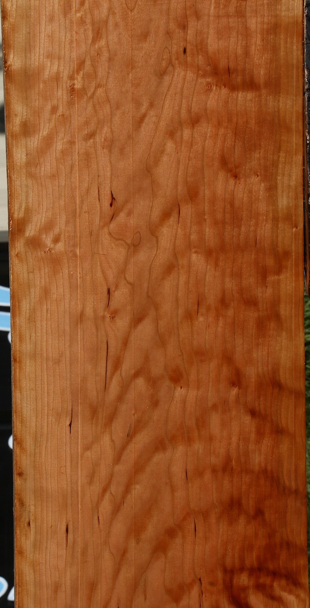 Figured Curly Cherry Lumber
